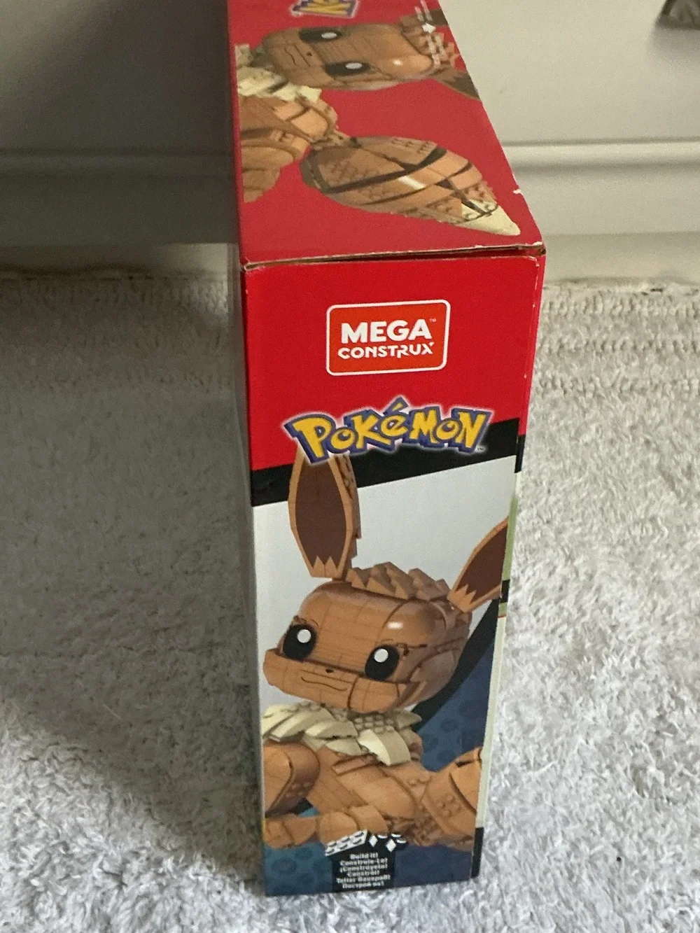Never Opened MEGA CONSTRUX JUMBO EEVEE Construction Set